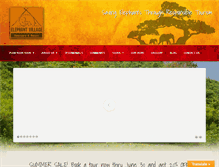 Tablet Screenshot of elephantvillage-laos.com